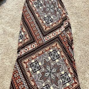 Apt. 9 Women's Maxi Skirt in Black, Brown, and White